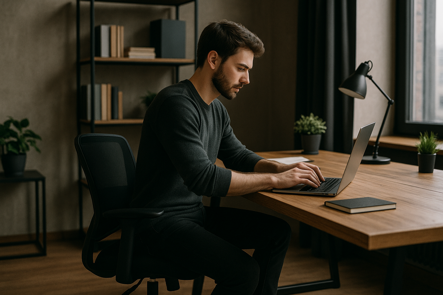 Freelance sur ordinateur